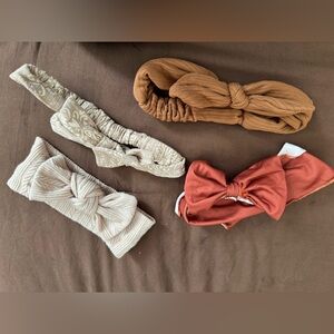 Set of Four Knotted Headbands